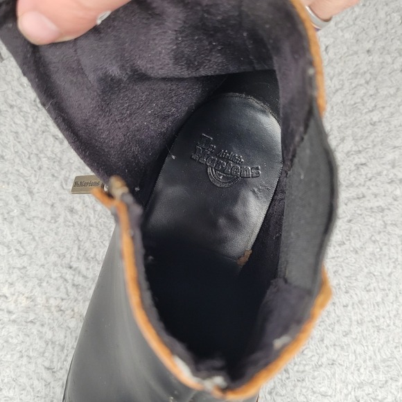 Dr Martens Rometty II Black Leather Chelsea Platform Ankle Boots Womens US 6 - Picture 9 of 9